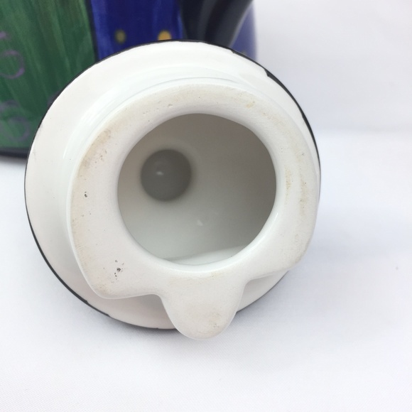 Milson and Louis Whimsical Cats Hand Painted Ceramic Teapot and Coaster Set - Picture 8 of 9